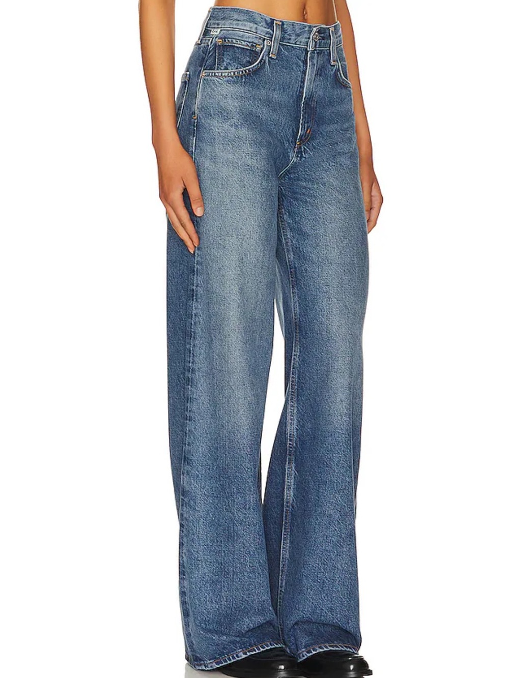 Citizens of Humanity Paloma Baggy Wide Leg Jeans Hemmed 28” - Picture 4 of 9